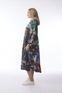 Alexandria Dress Layers Frill Sleeve