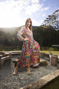 Antigua Dress Maxi Tie Waist