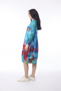 Printed Cotton Dress Bubble