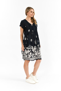 Nicola Dress Cap Sleeve