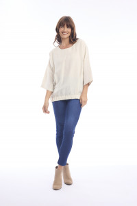 Linen Top Boxy