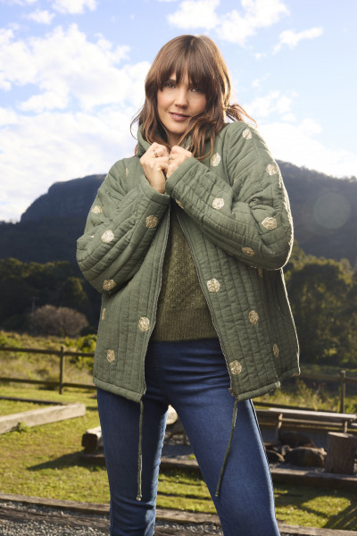 Embellished Hodded Jacket