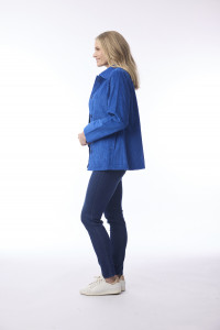 Cord Solid Shirt Jacket