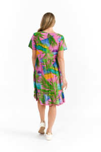 Colette V Neck Tassel Dress