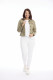Cropped Stretch Denim Jacket