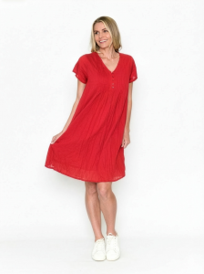 Taylor Dress Cap Sleeve Solid With Lining