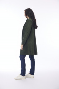 Solid Mid Length Coat