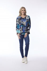 T-Shirt Contemporary V LS