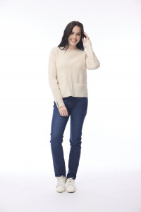 Wool Knit Top Boxy