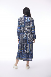 Bhadoi Dress Maxi Collar