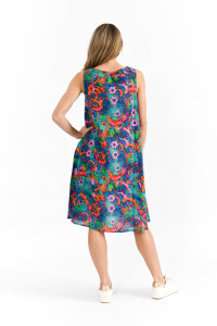 Estelle Crew Neck Sleeveless Dress