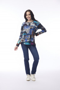 T-Shirt Contemporary Crew LS