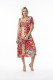 Araya Dress Godet Short Sleeve