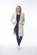Solid Trench Coat Long