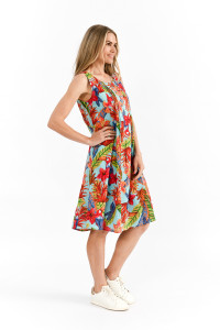 Estelle Crew Neck Sleeveless Dress