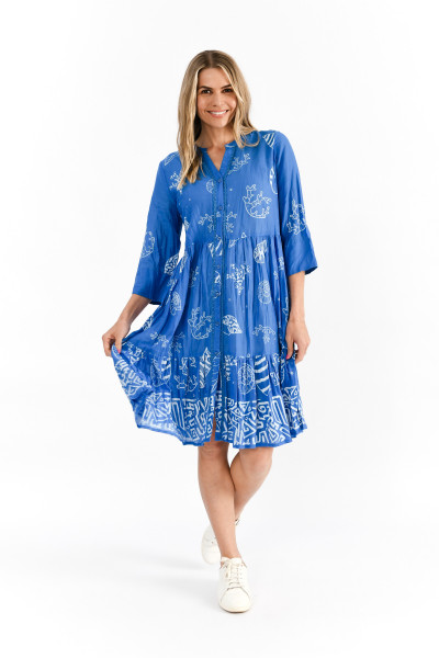 Vivian V Neck Shirt Dress