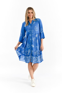 Vivian V Neck Shirt Dress