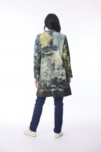 Digital Mid Length Coat