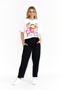 Ruby Crew Neck Printed Tshirt
