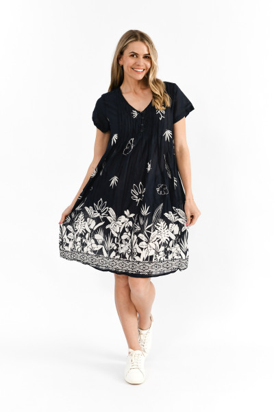 Nicola Dress Cap Sleeve