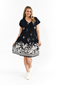 Nicola Dress Cap Sleeve