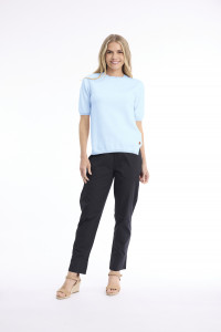 Knit Top Short Sleeve
