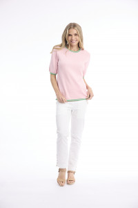 Knit Top Short Sleeve