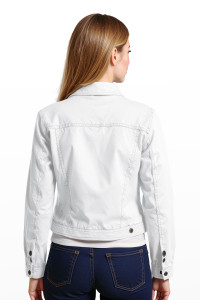 Cropped Stretch Denim Jacket