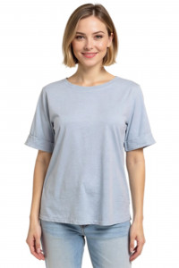 Cuff Hem T-shirt