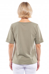 Cuff Hem T-shirt