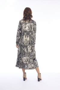 Mallorca Dress Buttonthrough Layered