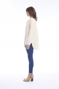 Linen Shirt High Low