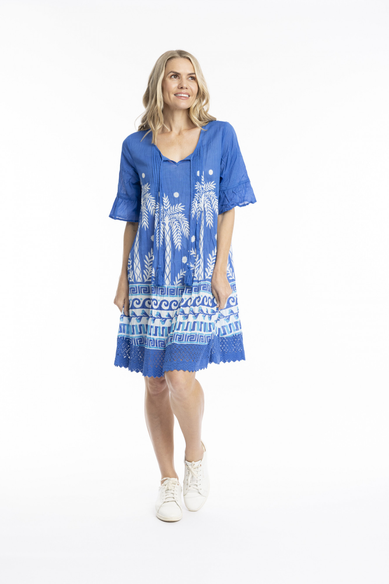 Hannah Tunic Boho Short Sleeve