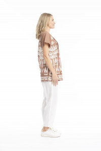 Kayla Cotton Blouse Short Sleeve