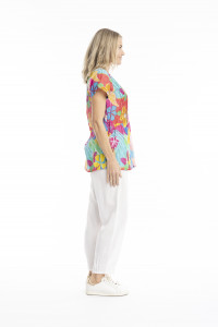 Kayla Cotton Blouse Short Sleeve