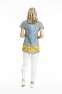 Kayla Cotton Blouse Short Sleeve