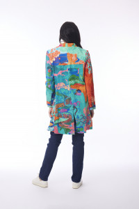 Digital Mid Length Coat