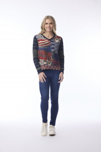 Zapotec Knit Jumper V Neck