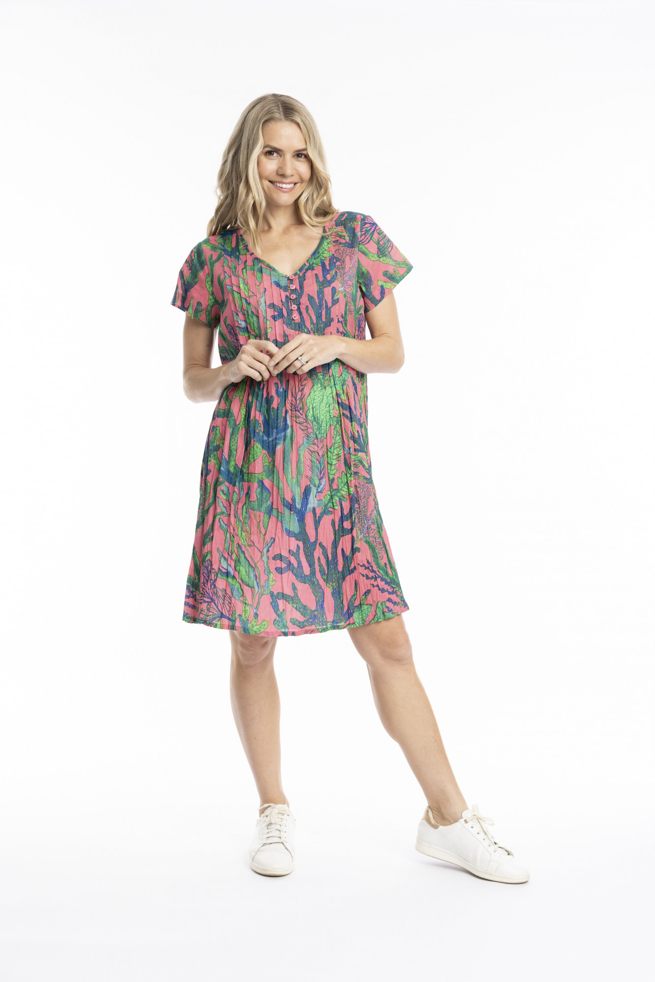 Nicola Dress Cap Sleeve