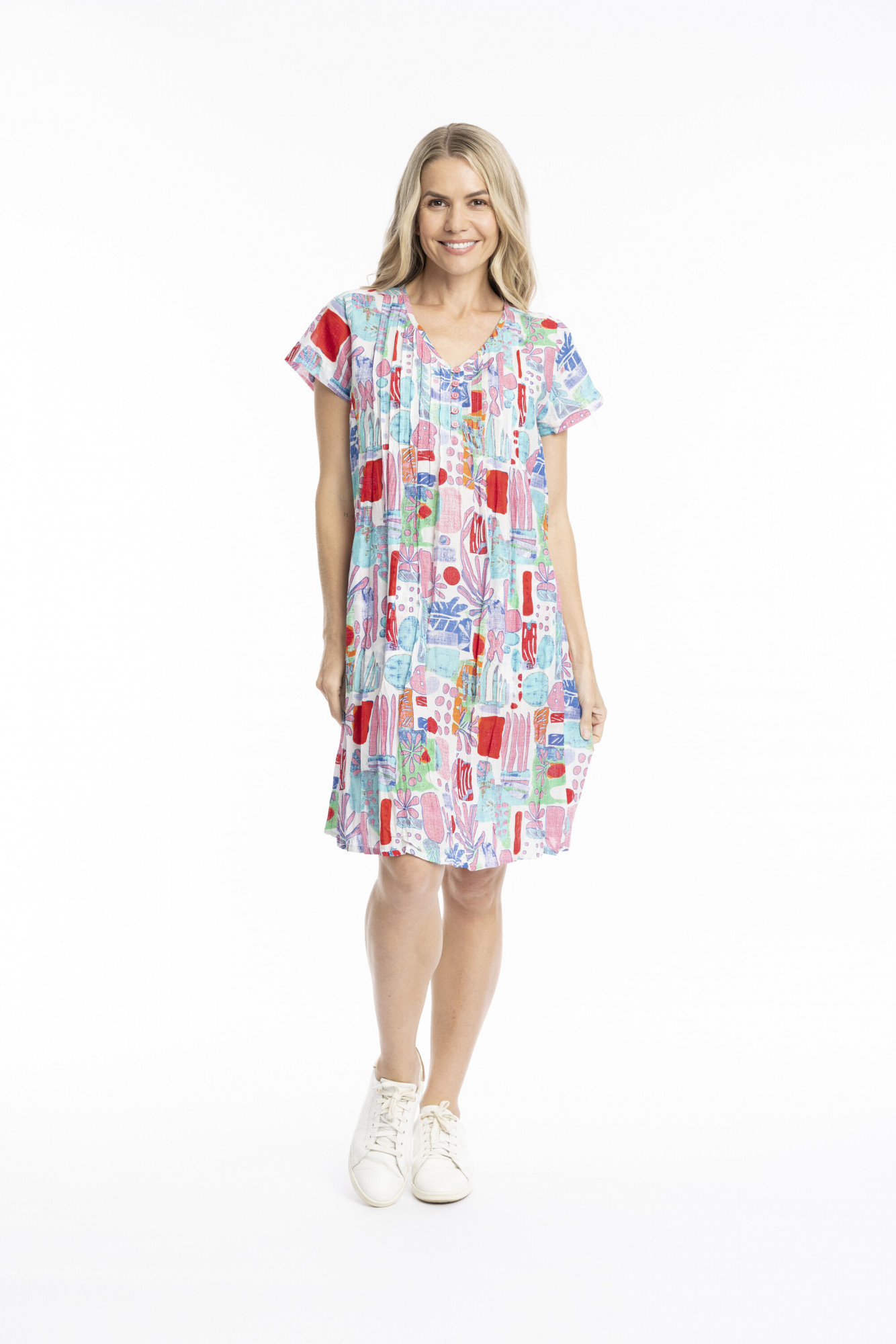 Nicola Dress Cap Sleeve