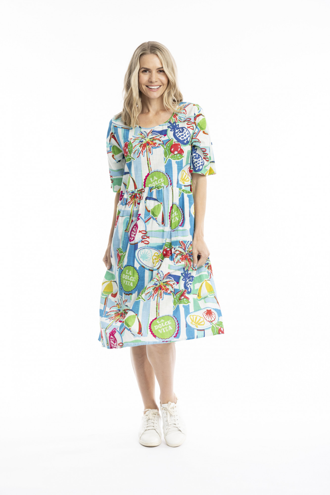 Yvonne Dress Round Neck