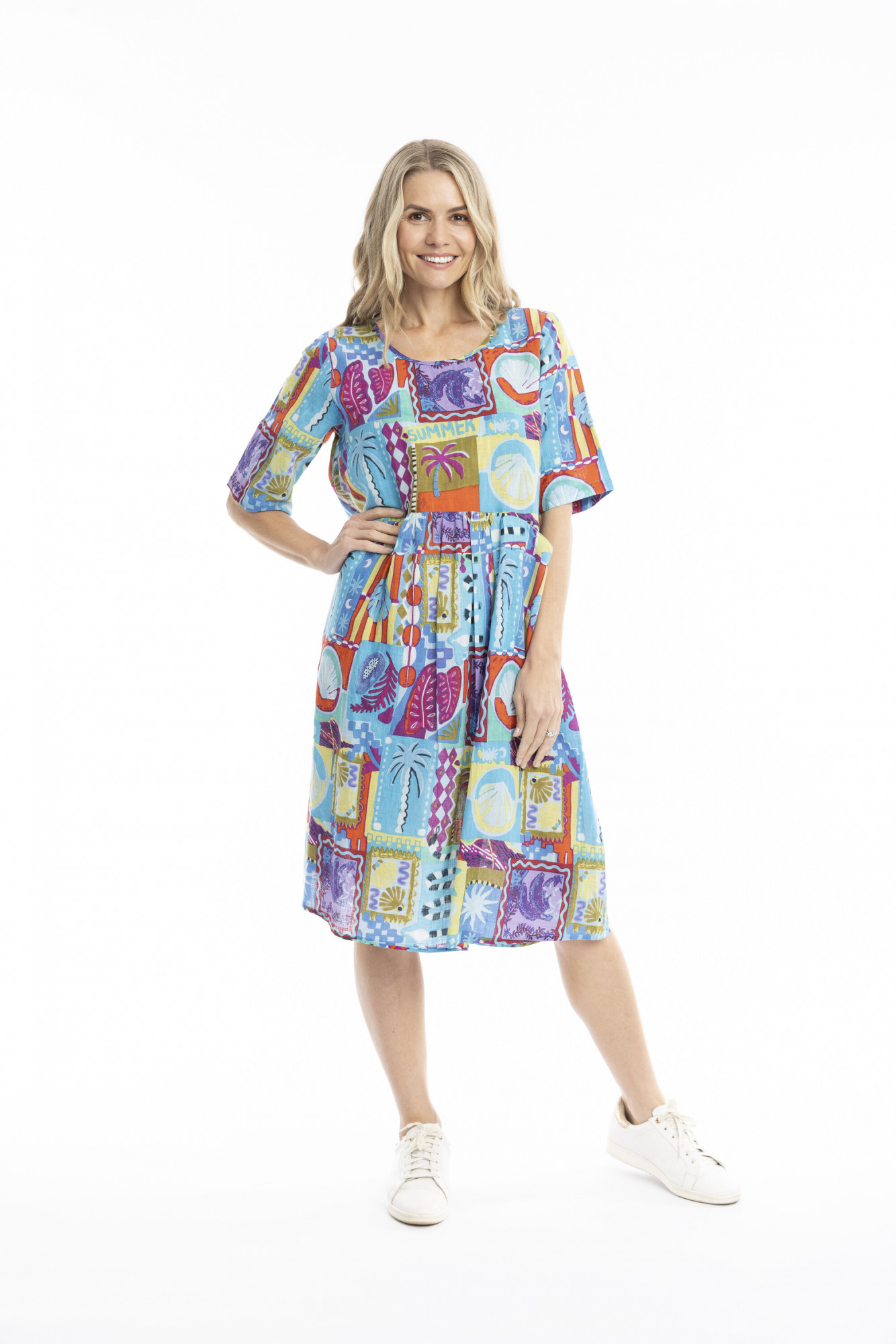 Yvonne Dress Round Neck