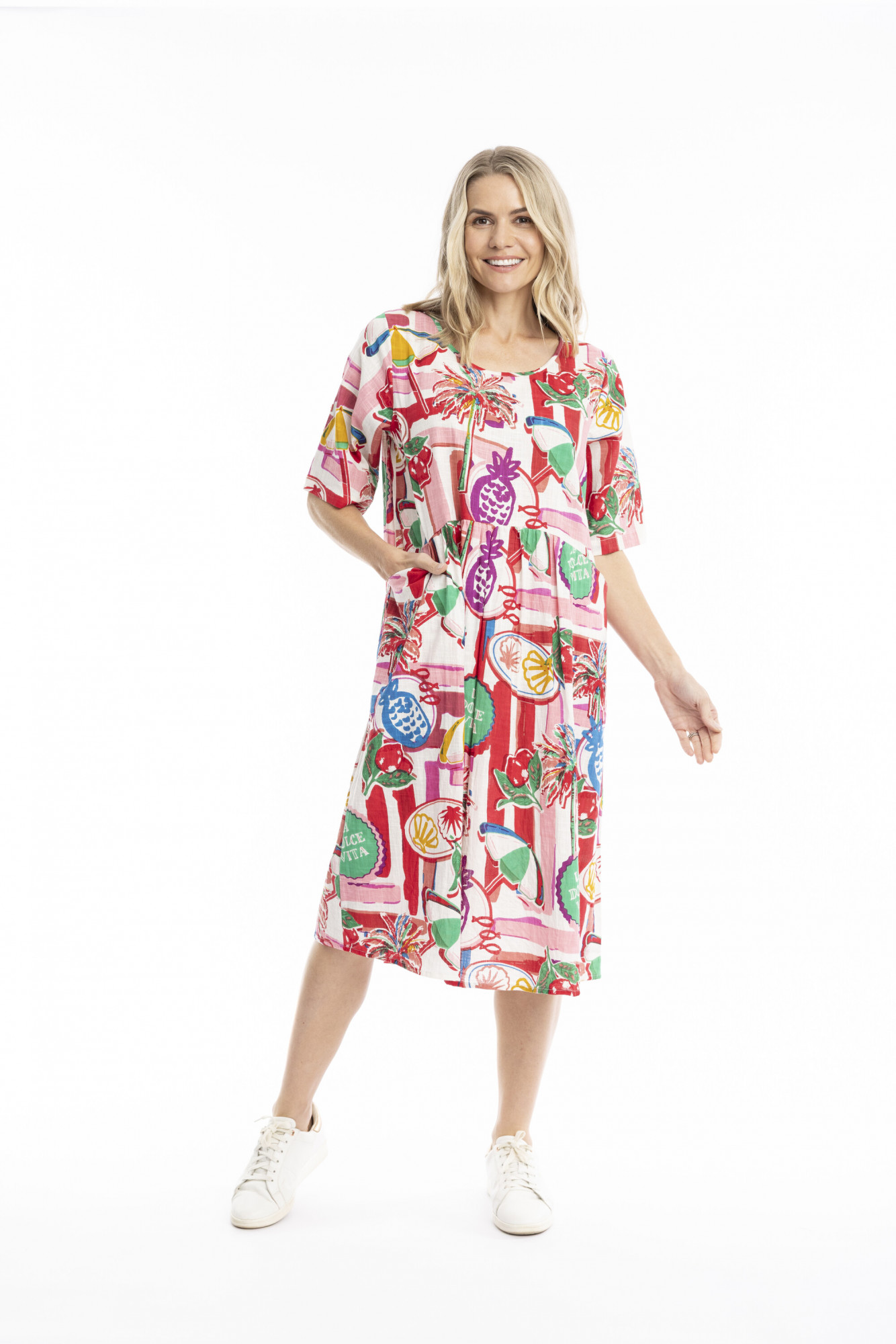 Yvonne Dress Round Neck