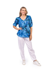 Tessa V-Neck Tassel Top