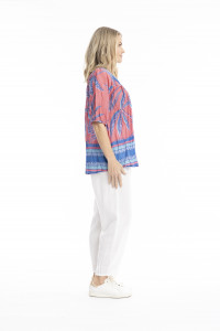 Tessa V-Neck Tassel Top