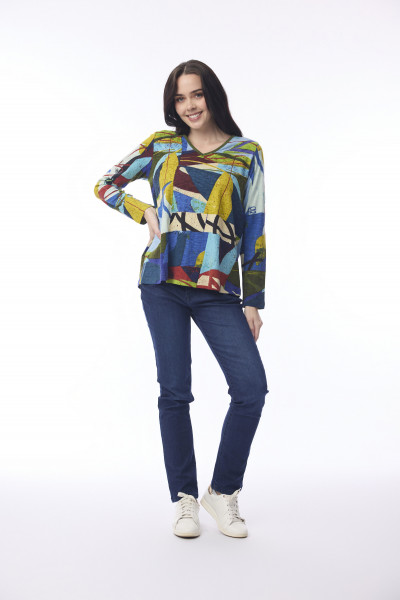 T-Shirt Contemporary V LS