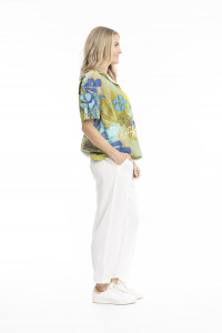 Margot Collared Short Sleeve Top
