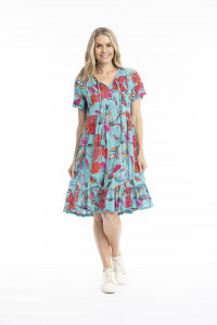 Colette V Neck Tassel Dress