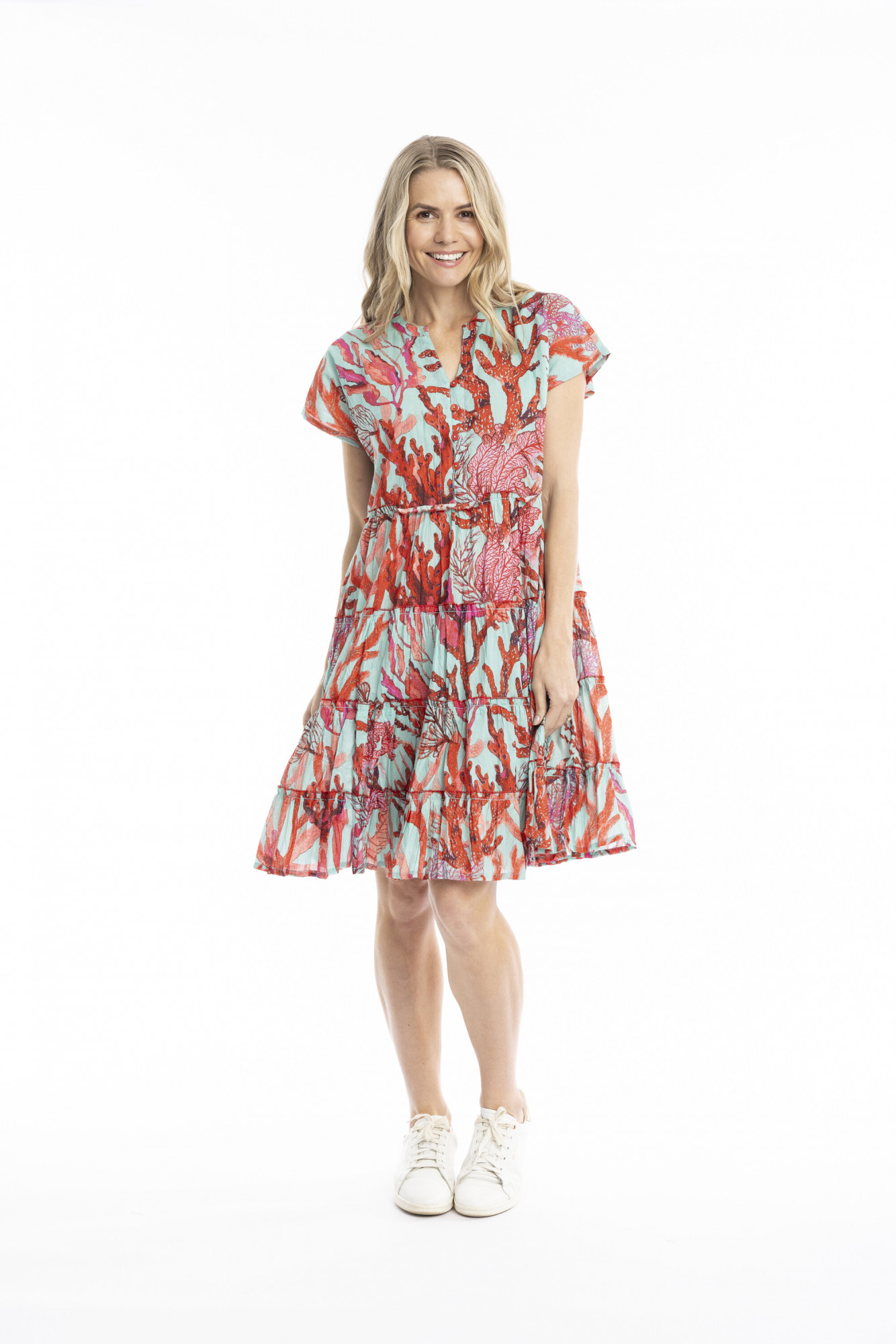 Leela V Neck Mini Dress
