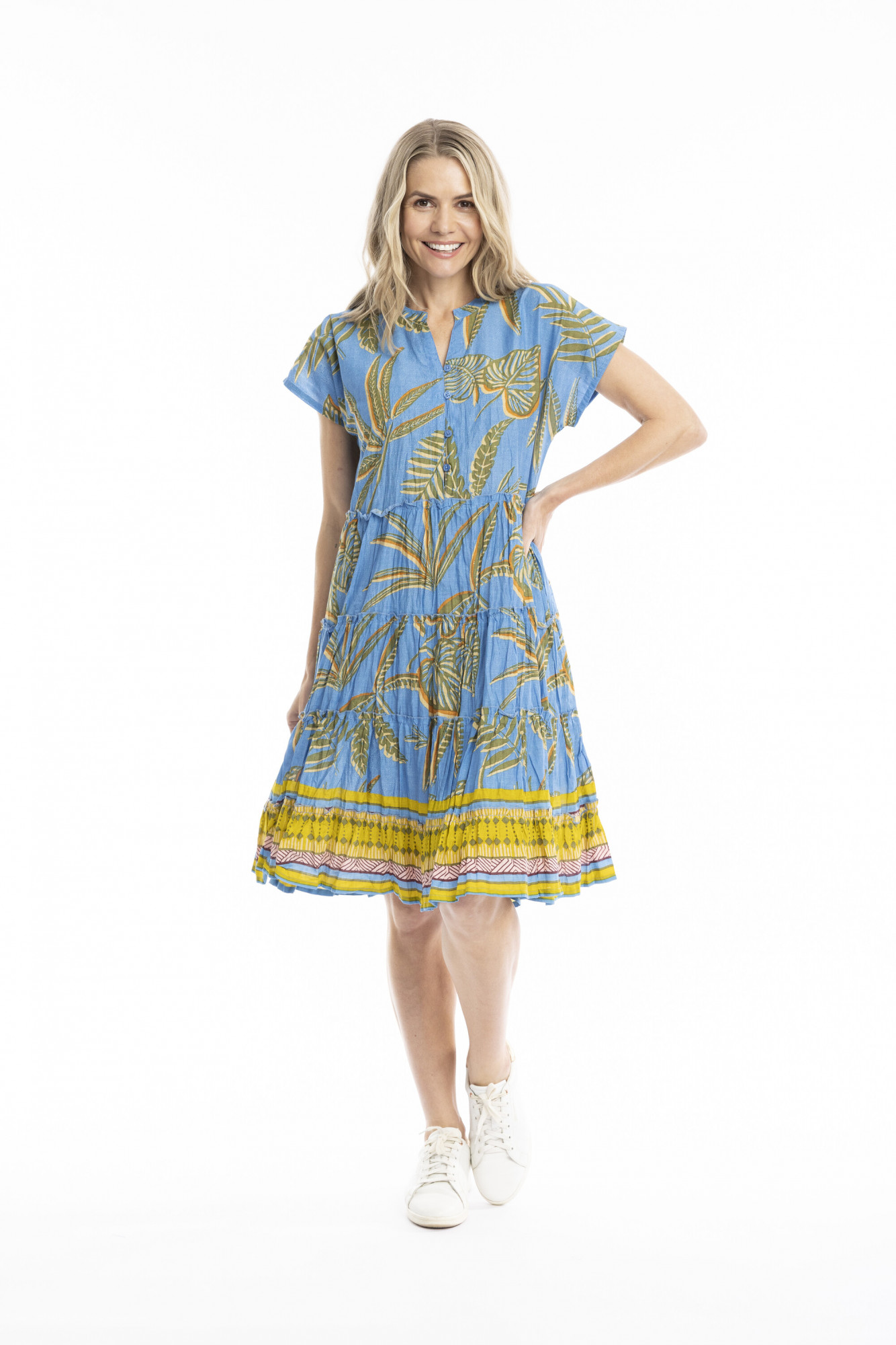 Leela V Neck Mini Dress